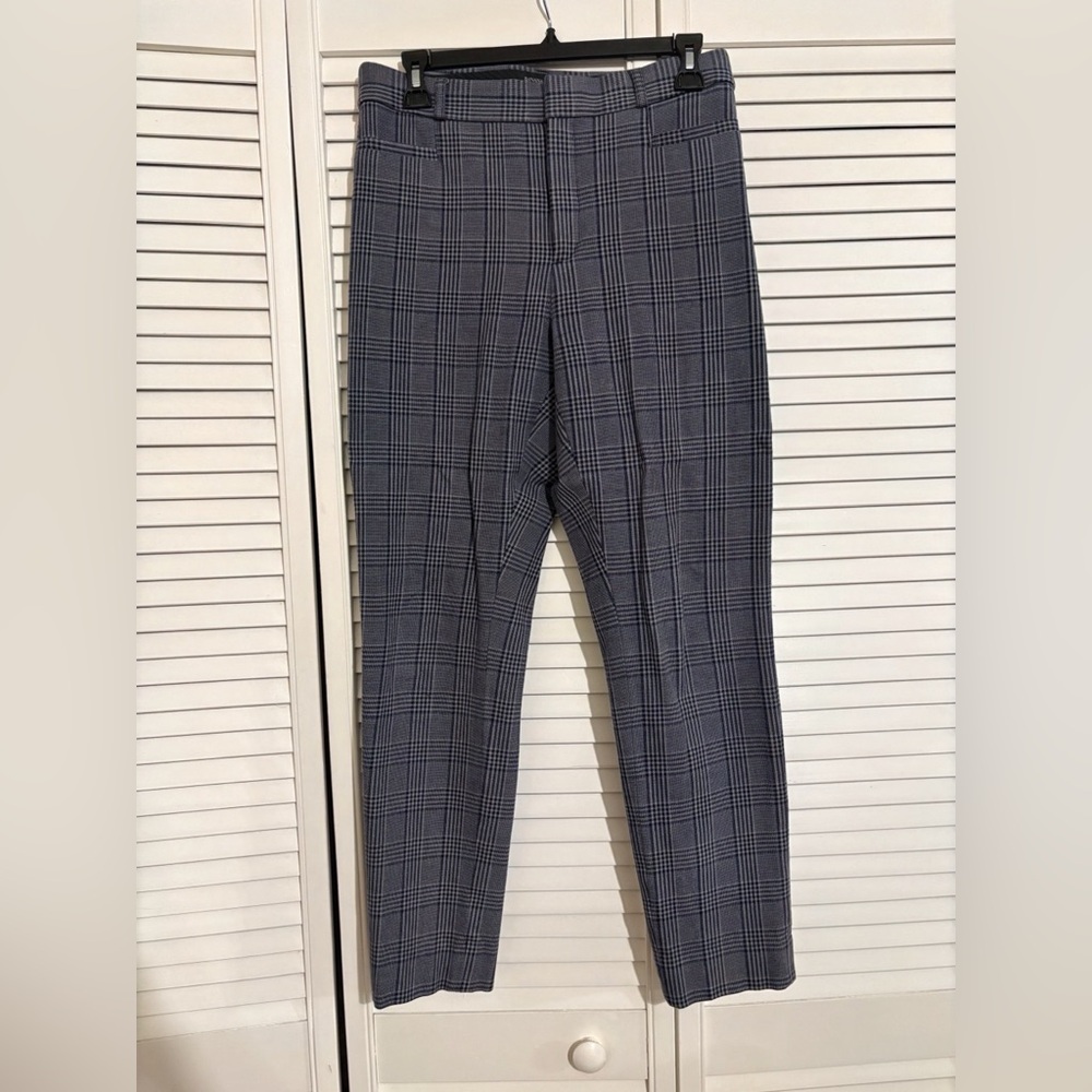 Banana Republic Plaid Sloan High-Rise Pants
